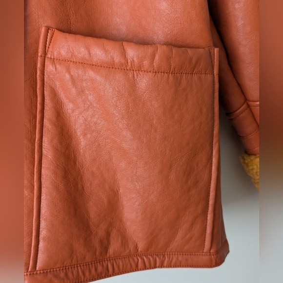 We The Free Kaja Vegan Bonded Peacoat Size Large - Picture 4 of 12